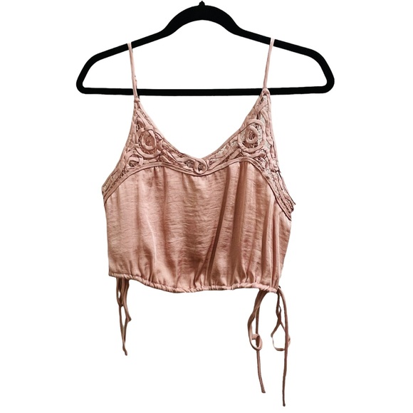 NEW FREE PEOPLE Blouson Brami Lace Crop Top Size XS - Picture 3 of 8